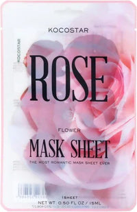 Slice mask bundle 6 ( buy 1 Kocostar Slice Mask Rose Flower and Get Kocostar Slice Mask Lemon Free )
