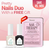 Pretty Nails Bundle 3 - Halal Peelable Nail Polish 305 Black Raven - Halal Peelable Nail Polish 306 Frosted Pearl -  Kocostar Nail Therapy