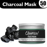 Charcoal Face Mask Best for Removing Black Heads, Dead Skin Cells & Deep Impurities