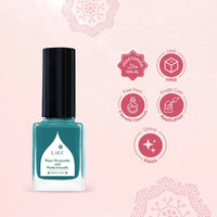 Pretty Nails Bundle 2 - Halal Breathable Nail Polish 521 Burnt Brick - Halal Breathable Nail Polish 520 Tropical Teal - Kocostar Nail Therapy