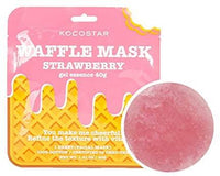 The Waffle Bundle - Kocostar Waffle Mask Strawberry - Kocostar Waffle Mask Blueberry - Kocostar White Hand Mask (Free)