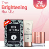 The Illuminating Bundle - Illuminate Instant Bright Milk Fairness Cream - Lafz Organix Illuminate Brightening Night Cream 50 GM with Niacinamide & 2% Alpha Arbutin Retinol - Kocostar Black Happy Mask ( Free )