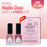 Pretty Nails Bundle 1 - Halal Breathable Nail Polish 514 Ballarina Rose - Halal Breathable Nail Polish 517 Nude Rose - Kocostar Nail Therapy