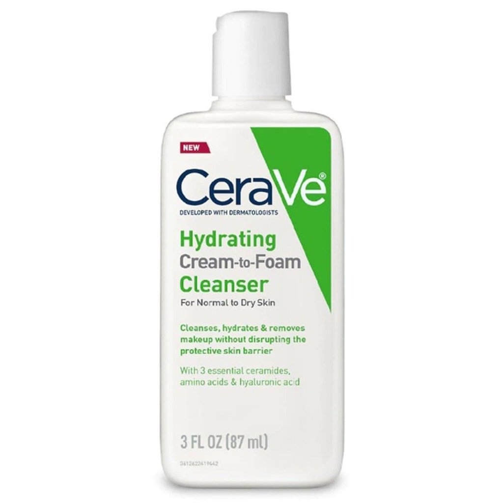 CeraVe Hydrating Cream to Foam Cleanser