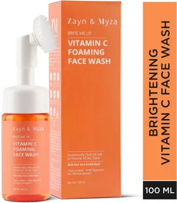 Zayn & Myza Vitamin C Foaming With Built-In Deep Cleansing Brush