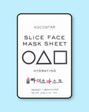 Slice mask bundle 1( buy 1 Kocostar Slice Face Mask Sheet Hydrating and Get Kocostar Slice Mask Cucumber free )