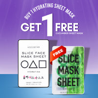 Slice mask bundle 1( buy 1 Kocostar Slice Face Mask Sheet Hydrating and Get Kocostar Slice Mask Cucumber free )