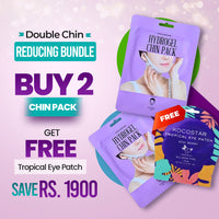 Double chin Reducing Bundle 2.0 ( Buy 2 Kocostar Hydrogel Chin Pack and get KOCOSTAR Tropical Eye Patch Acai Berry (Free)