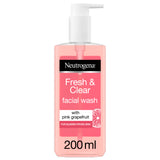 Neutrogena Facial Wash Fresh & Clear with Pink Grapefruit for Blemish Prone Skin