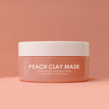 Peach Clay Mask Cleanses And Minimizes Pores, For A Fresh Radiant Look