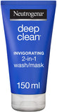 Neutrogena Facial Wash Deep Clean Invigorating 2-in-1 Wash/Mask