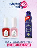 Rakanaa Blessed Friday Bundle ( Peelable Poppy Red - Peelable Powder Pink - Halal Sadakat Body Spray )