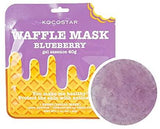 The Waffle Bundle - Kocostar Waffle Mask Strawberry - Kocostar Waffle Mask Blueberry - Kocostar White Hand Mask (Free)