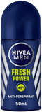 Nivea Men Fresh Power Antiperspirant for Men Fresh Scent Roll-on