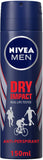 Nivea Men Dry Impact Antiperspirant for Men Spray