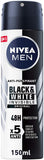 Nivea Men Black and White Invisible Original Antiperspirant for Men Spray