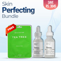 Skin Perfecting Bundle - THE ORDINARY Niacinamide 10% + Zinc 1% - THE ORDINARY Alpha Arbutin 2% + HA - Kocostar Tea Tree Mask (Free)