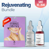 The Rejuvenating Bundle - The Ordinary Niacinamide 10% + Zinc 1% - The Ordinary AHA 30% + BHA 2% Peeling Solution - Kocostar Hydrogel Chin Pack (Free)