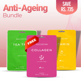 Anti Ageing Bundle ( Collagen Mask, Tea Tree Mask & Vitamin Mask )