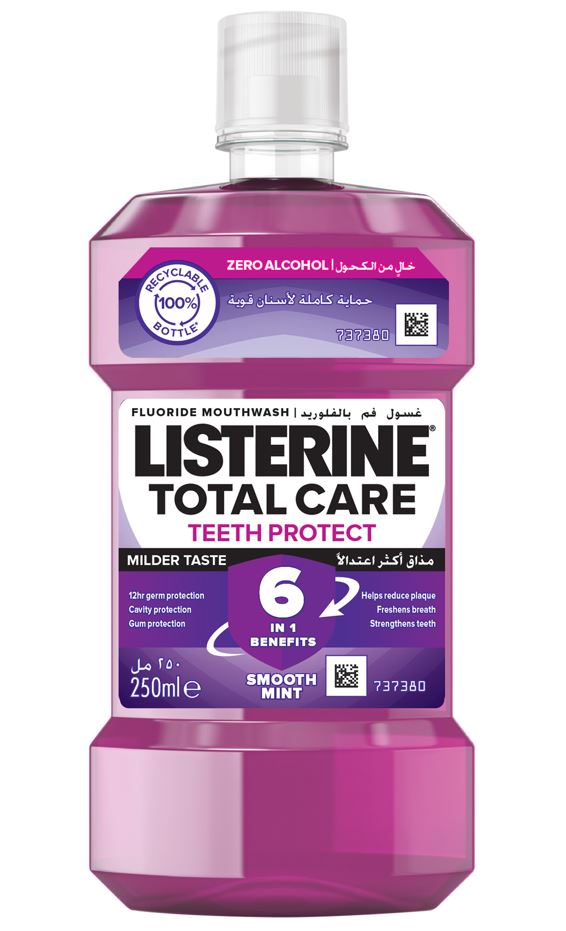 Listerine Total Care Zero Alcohol Smooth Mint Mouthwash