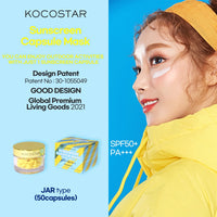 Kocostar Sunscreen Capsule Mask Jar SPF50+PA+++ (50 Capsules)